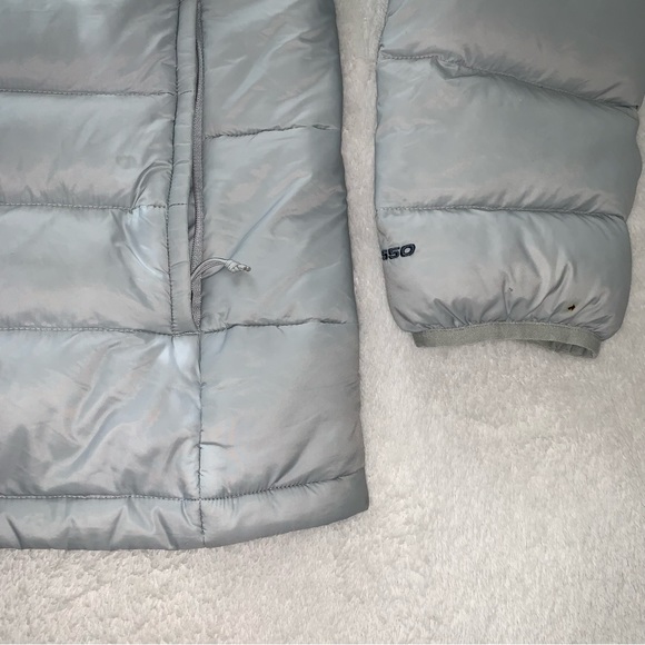 The North Face Gray/Blue Down Puffer Jacket Size L - Picture 5 of 8